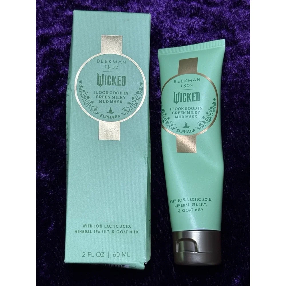 Beekman WICKED Mud Mask ELPHABA I Look Good in Green Milky 2 oz - SEALED
